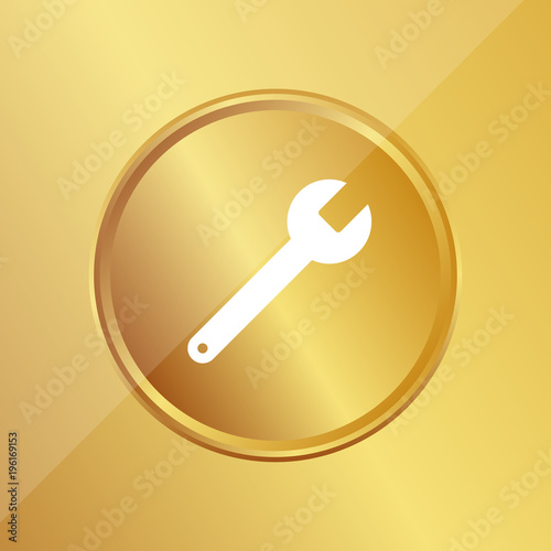 Gold Medaille - Schraubenschlüssel