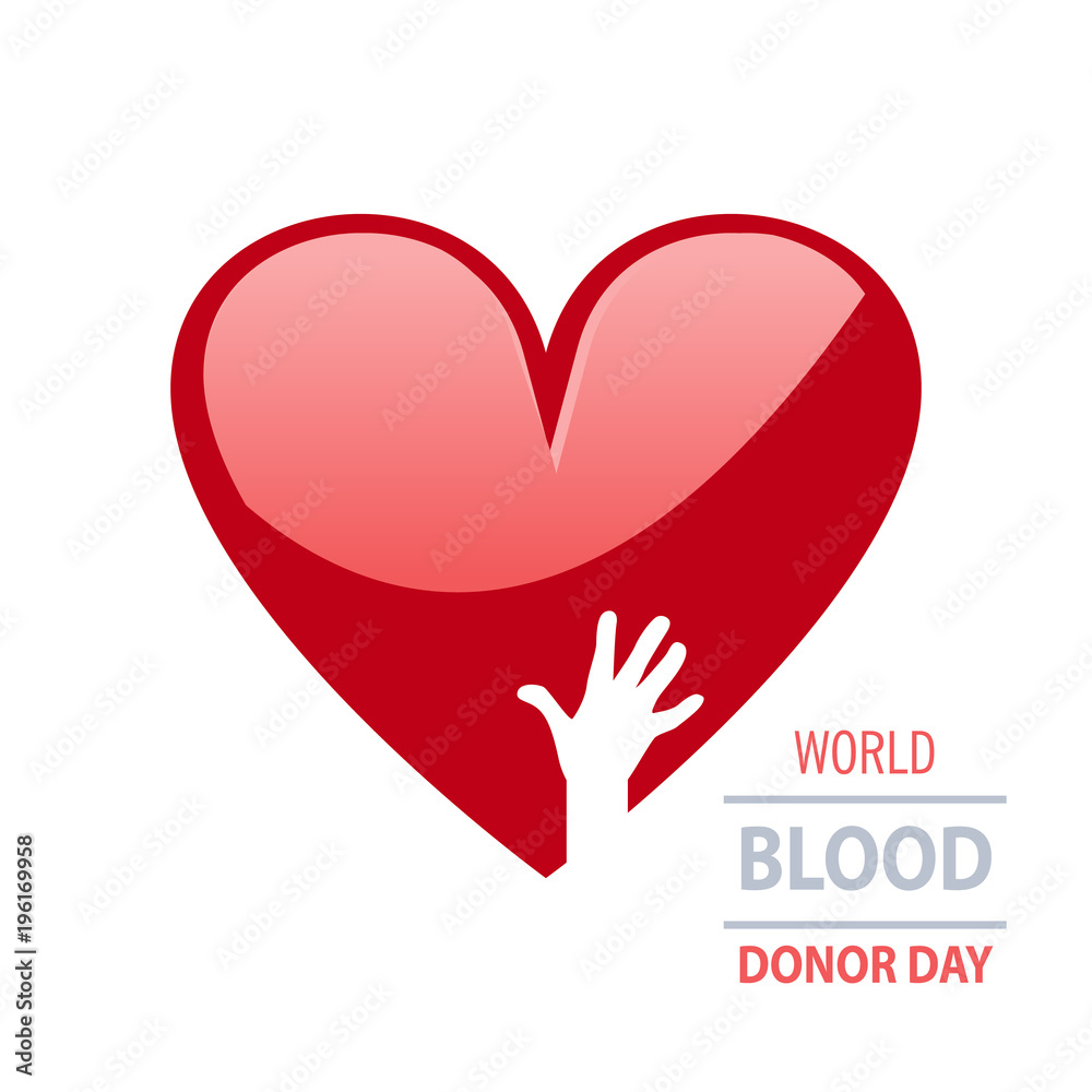 Vector illustration of Donate blood concept for World blood dono Vector illustration of Donate blood concept for World blood dono
