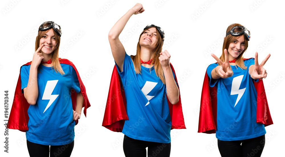 Lucky pretty superhero girl Lucky pretty superhero girl