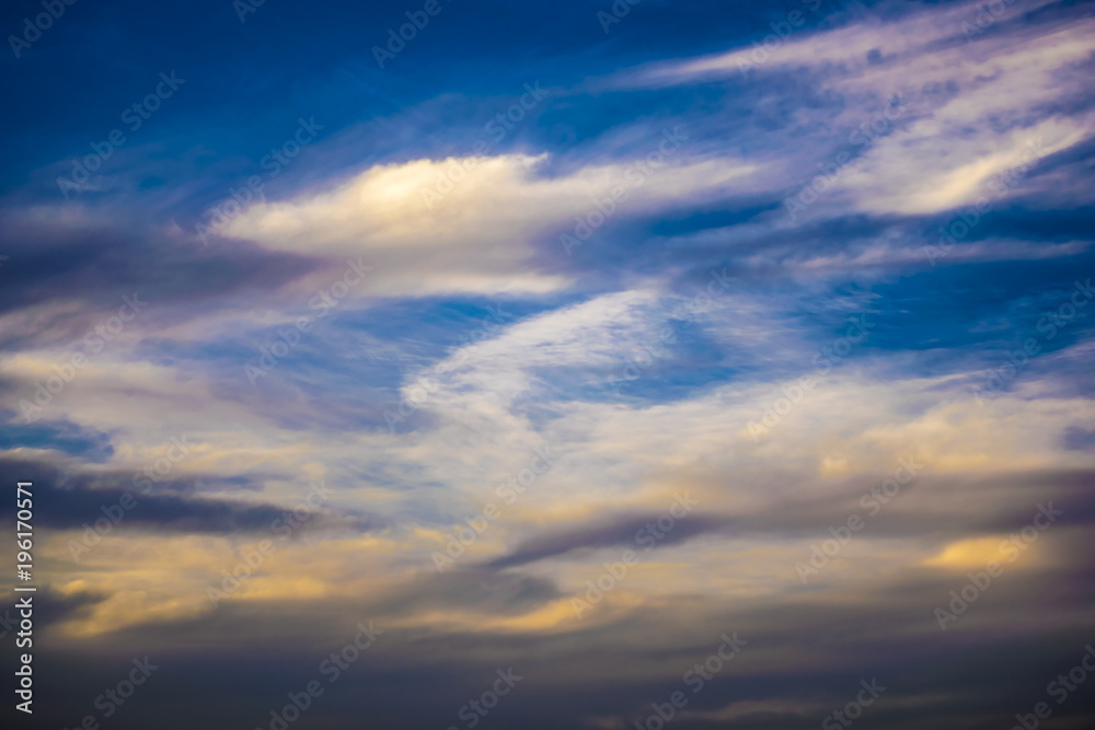  Clouds with blue sky