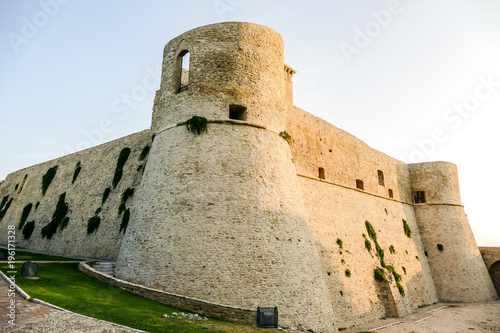 Ortona Italy city on the Adriatic sea with great port medieval castle and nice historic center Abruzzo region