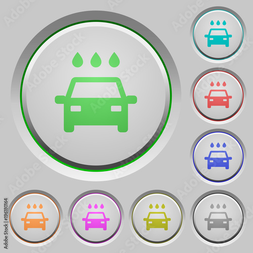 Car wash push buttons