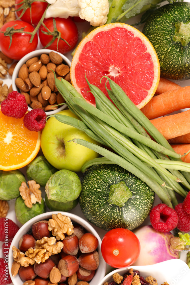 selection of health food selection of health food