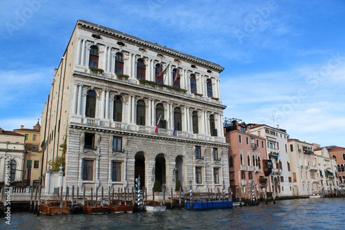 Venetian house architecture on the water