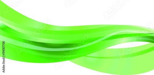Green Abstract line Background