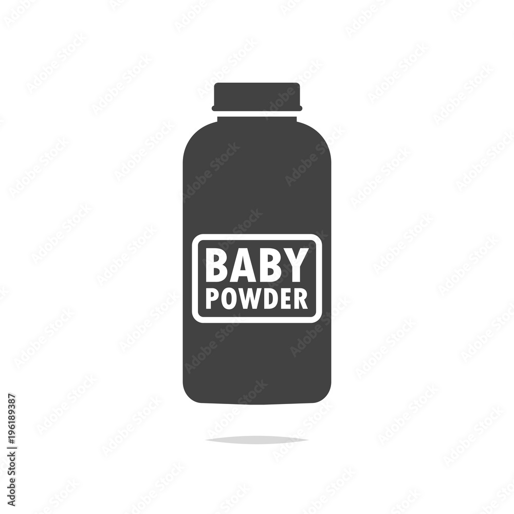 Baby powder icon vector isolated Baby powder icon vector isolated