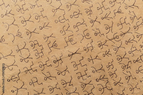 Billede på lærred secret code dancing men