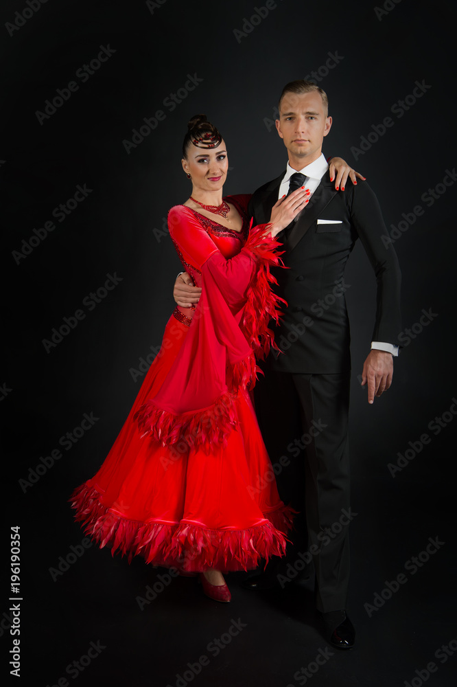 Fototapeta premium ballroom couple in love