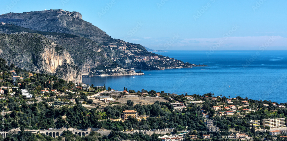 Naklejka premium Nice Côte d'Azur, France