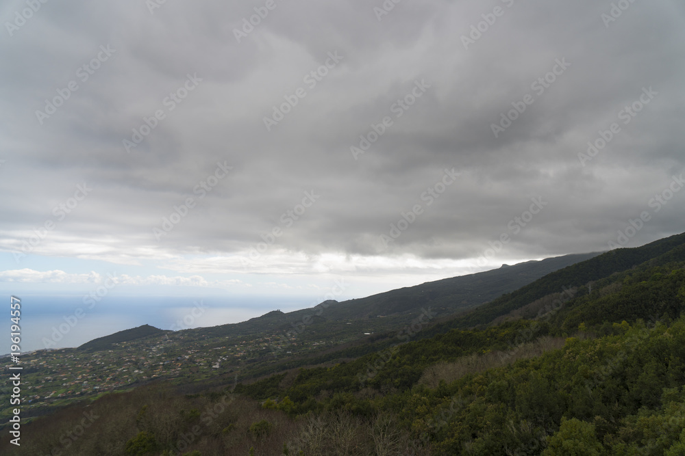 View over Los Cancajos at La Palma / Canary Islands