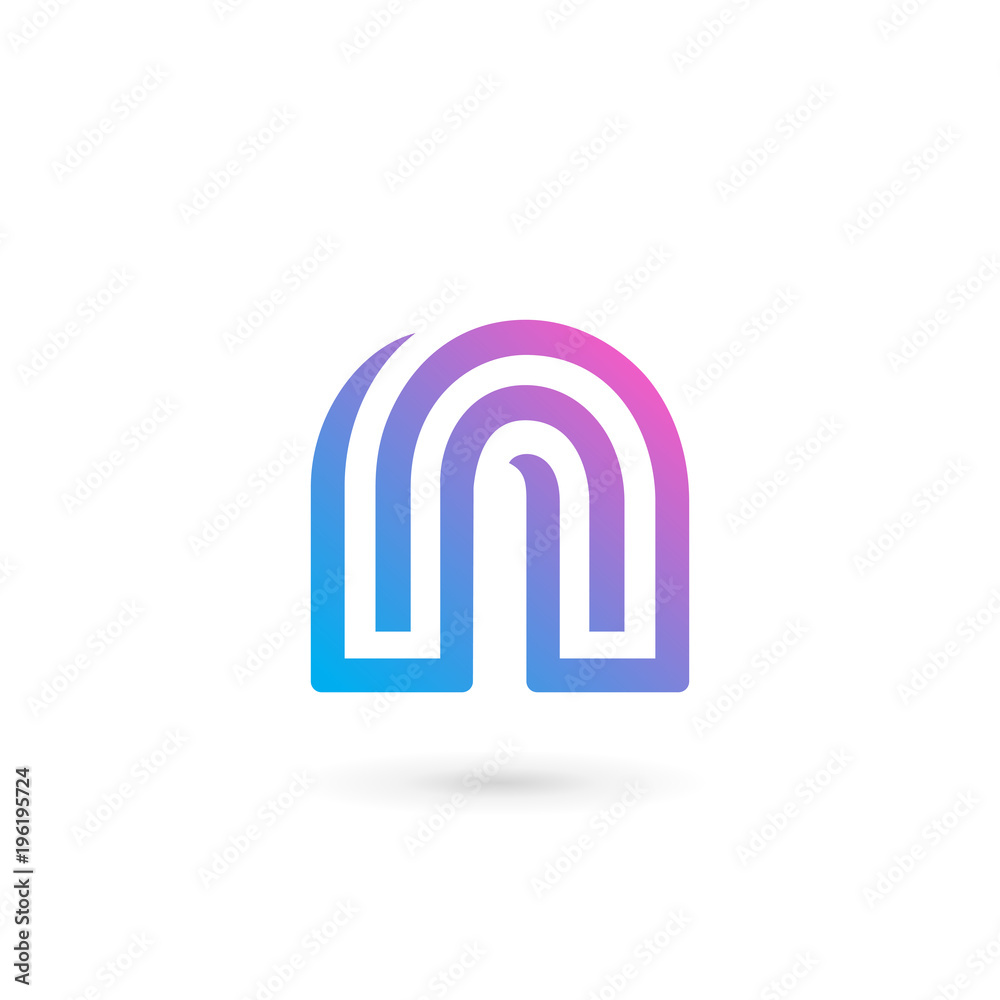 Letter N logo icon design template elements Letter N logo icon design template elements