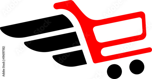 Cart Wing Vector Graphic Design