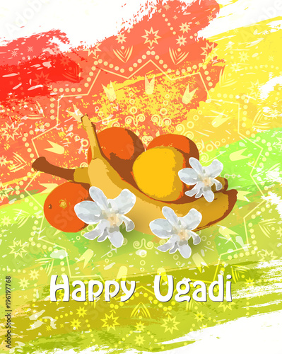 Happy Ugadi card