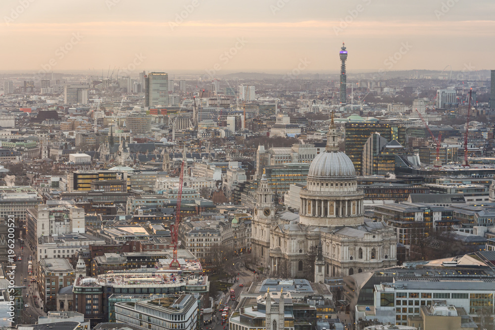 St. Paul's Cathedral from above