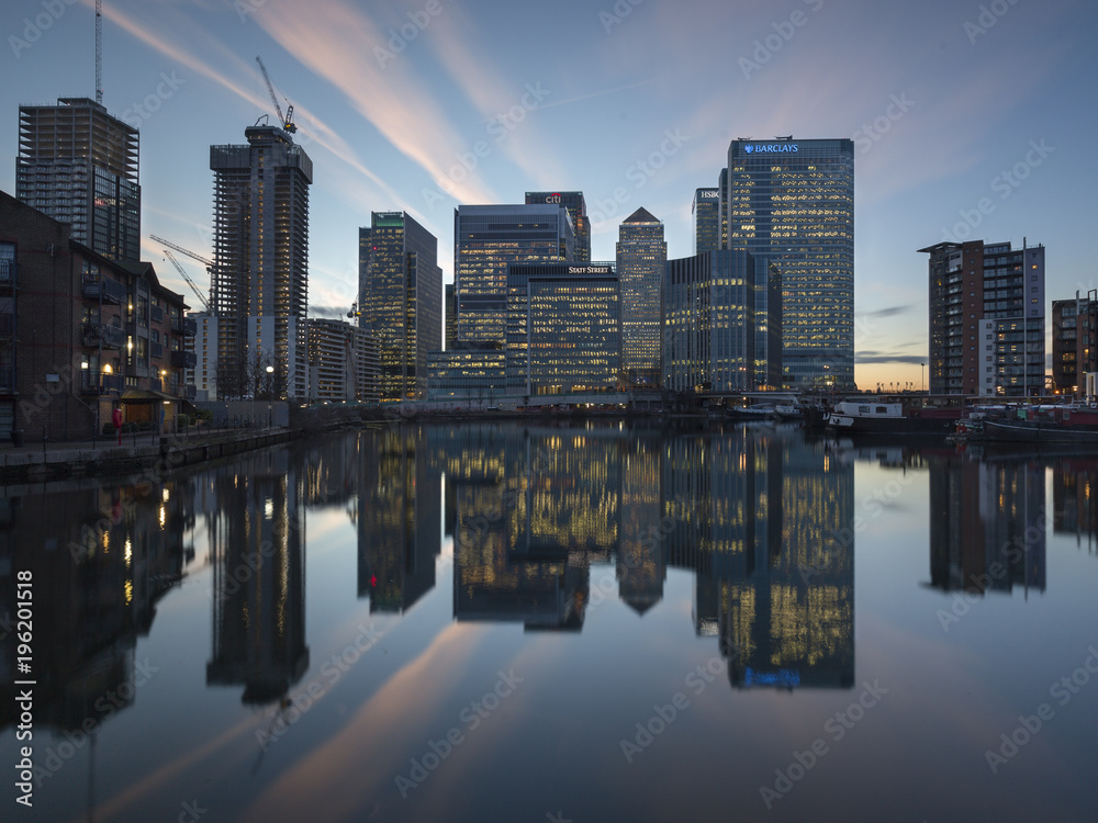 Canary Wharf Reflection