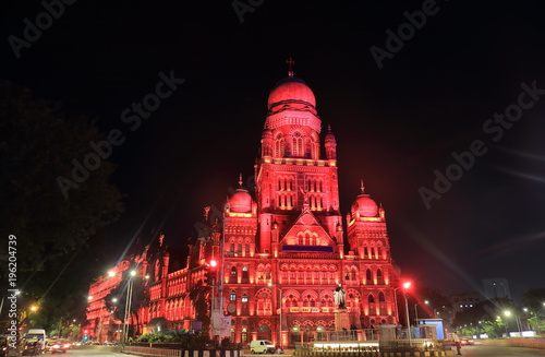 Historical architecture Brihan Mumbai Mahanagarpalika Mumbai India © tktktk