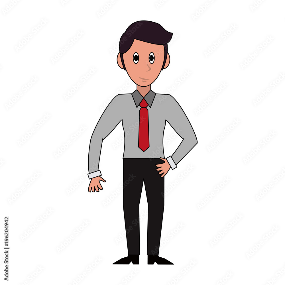 Businessman with suit cartoon vector illustration graphic design Businessman with suit cartoon vector illustration graphic design