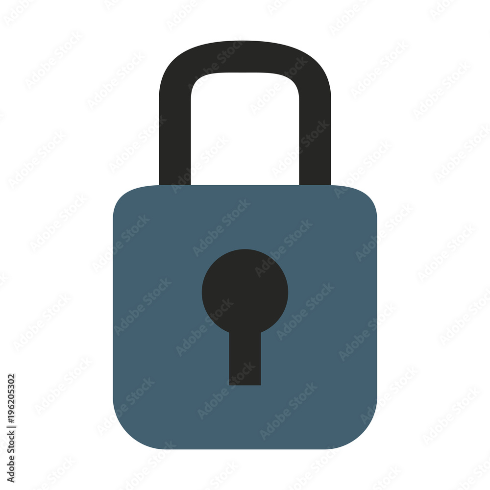 Padlock security device vector illustration graphic design Padlock security device vector illustration graphic design