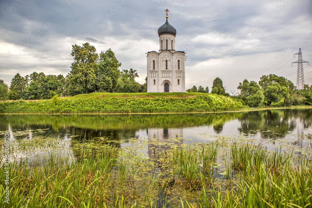 Bogolyubovo. The Church of the Intercession on the Nerl. Gold ring. Russia