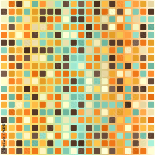 Square pattern. Seamless vector background