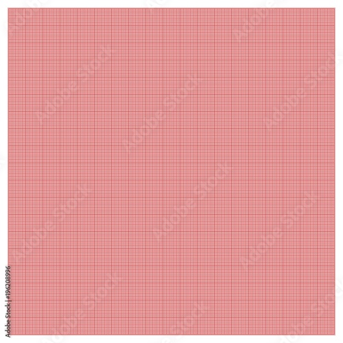 Pixel or technical grid aligned on all lines. millimeter paper background. Square grid background. Flat vector illustration