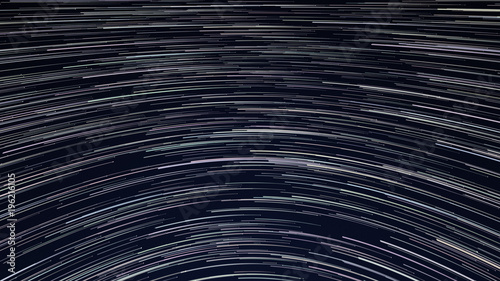 star trail galaxy in stunning night