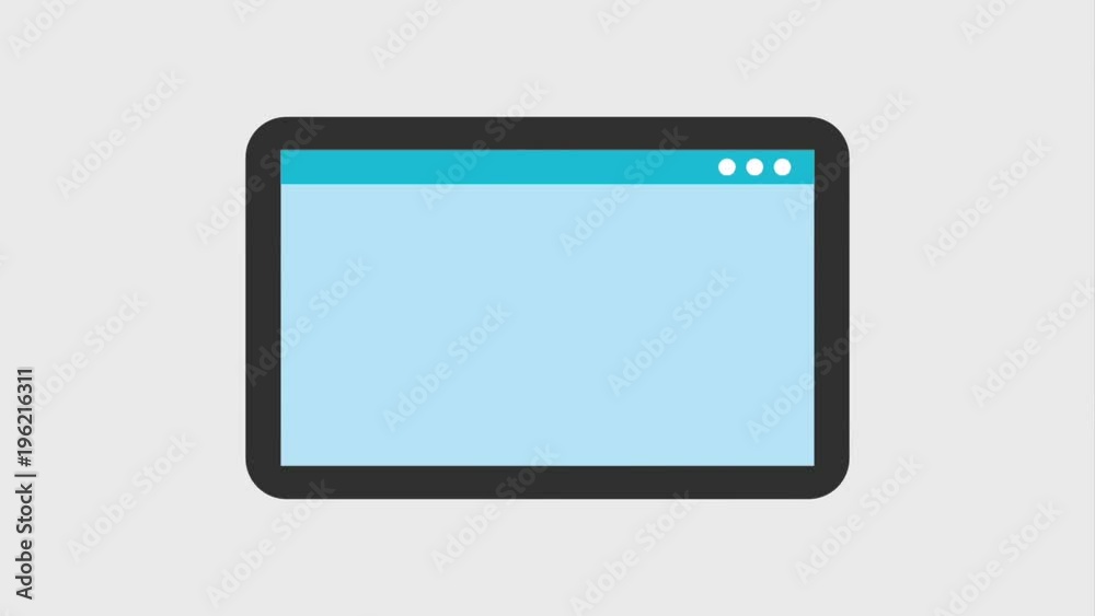 hand with tablet computer order online shop animation hand with tablet computer order online shop animation