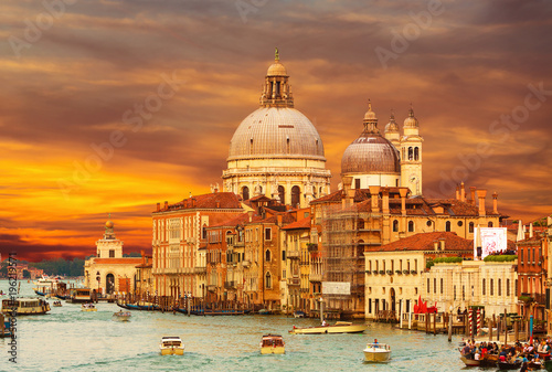 Canal Grande with Basilica Santa Maria della Salute in the Venice, Italy © Rastislav Sedlak SK