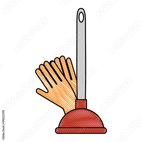 sanitary suction suck with gloves