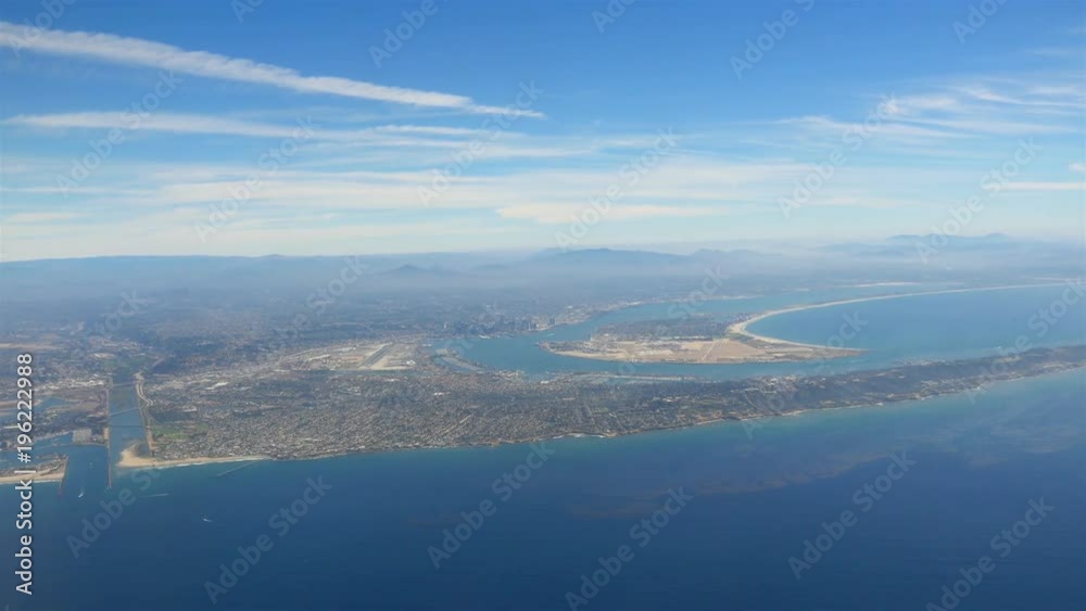 Aerial shot above California in 4K Aerial shot above California in 4K