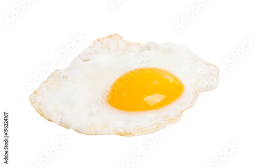 fried egg isolated