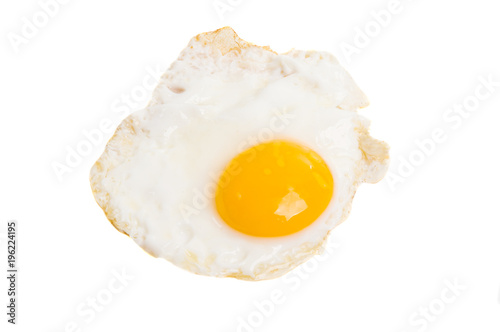 fried egg isolated