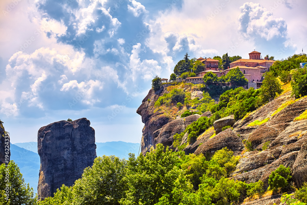The Great Monastery of Varlaam on the high rock in Meteora, Thessaly, Greece