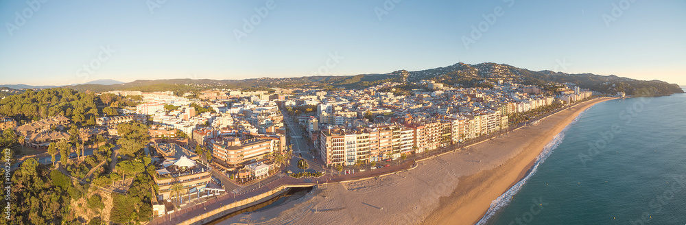 Panoramic Landscape Lloret de Mar, Spain