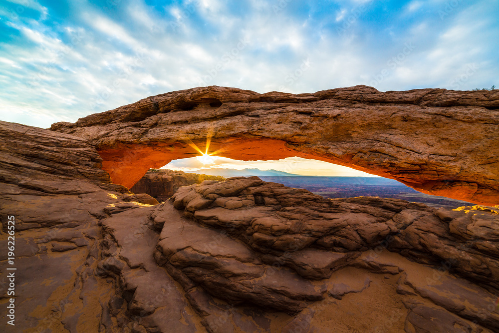 Mesa Arch Sunrise Lens Flare