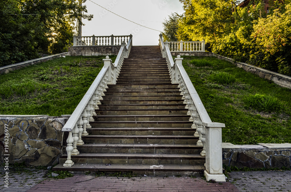 stairs up in the Park stairs up in the Park