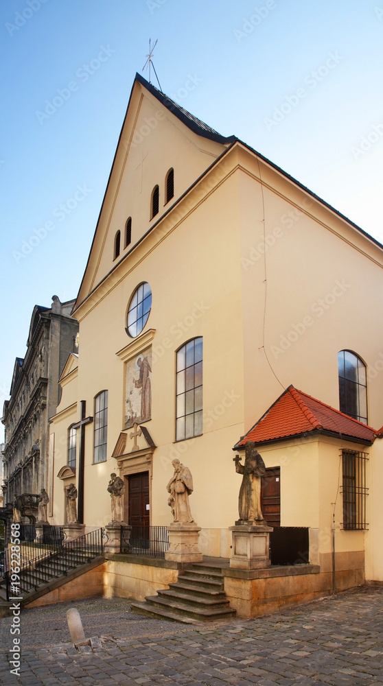 Capuchin  church in Brno. Czech republic