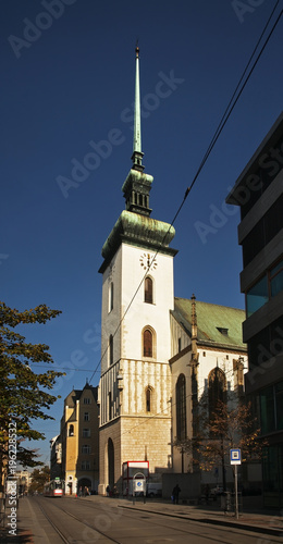 Church of St. James in Brno. Czech republic