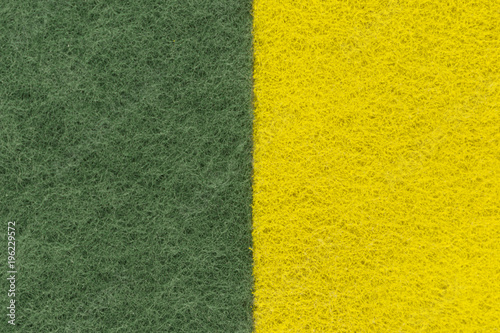 two-color background, yellow and green