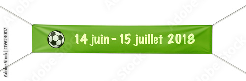BANDEROLE FOOTBALL tracé de détourage inclus