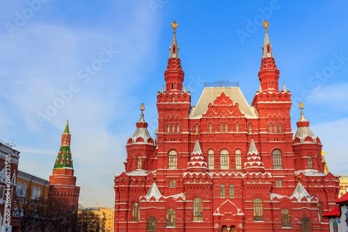 State Historical Museum on the Red Square in Moscow