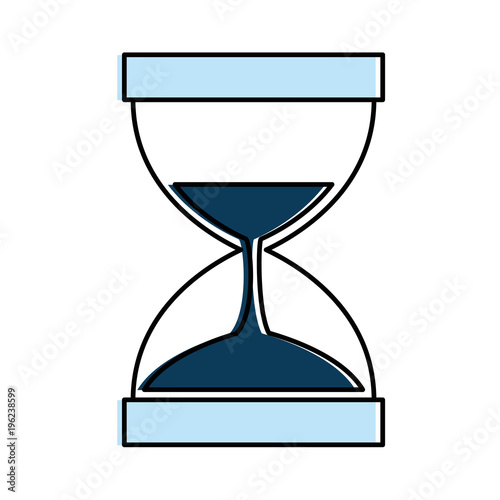 hourglass time isolated icon