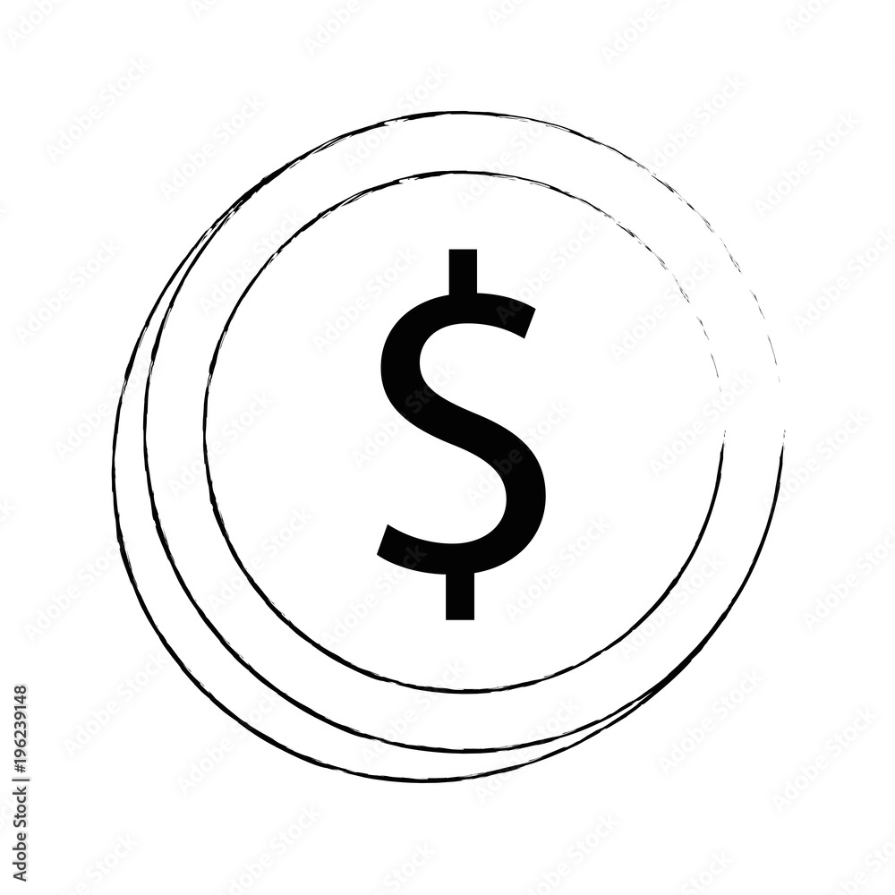 coin money isolated icon coin money isolated icon