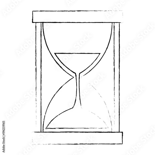 hourglass time isolated icon