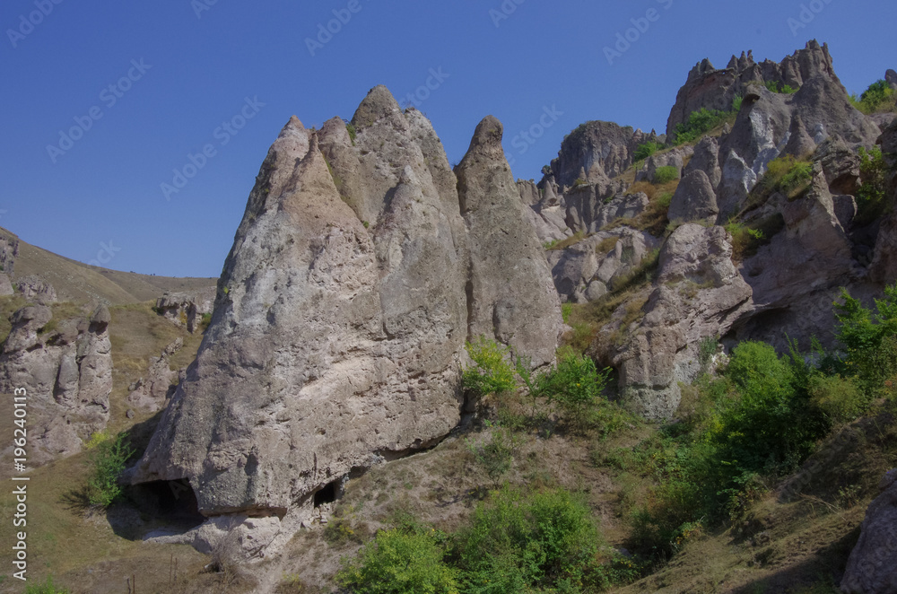 Medieval Goris cave dwellings area, Syunik Province, Armenia