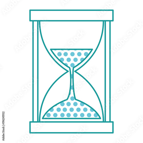 hourglass time isolated icon vector illustration design