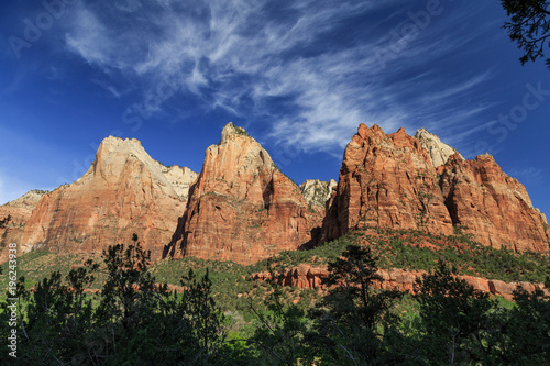 Les 3 Patriarchs dans le parc national de Zion