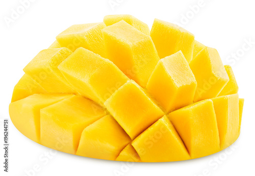 Ripe mango isolated