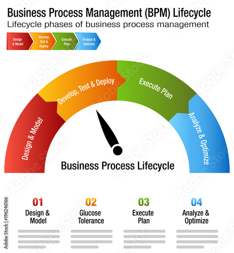 Business Process Management Lifecycle BPM Chart