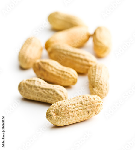 The unpeeled peanuts.